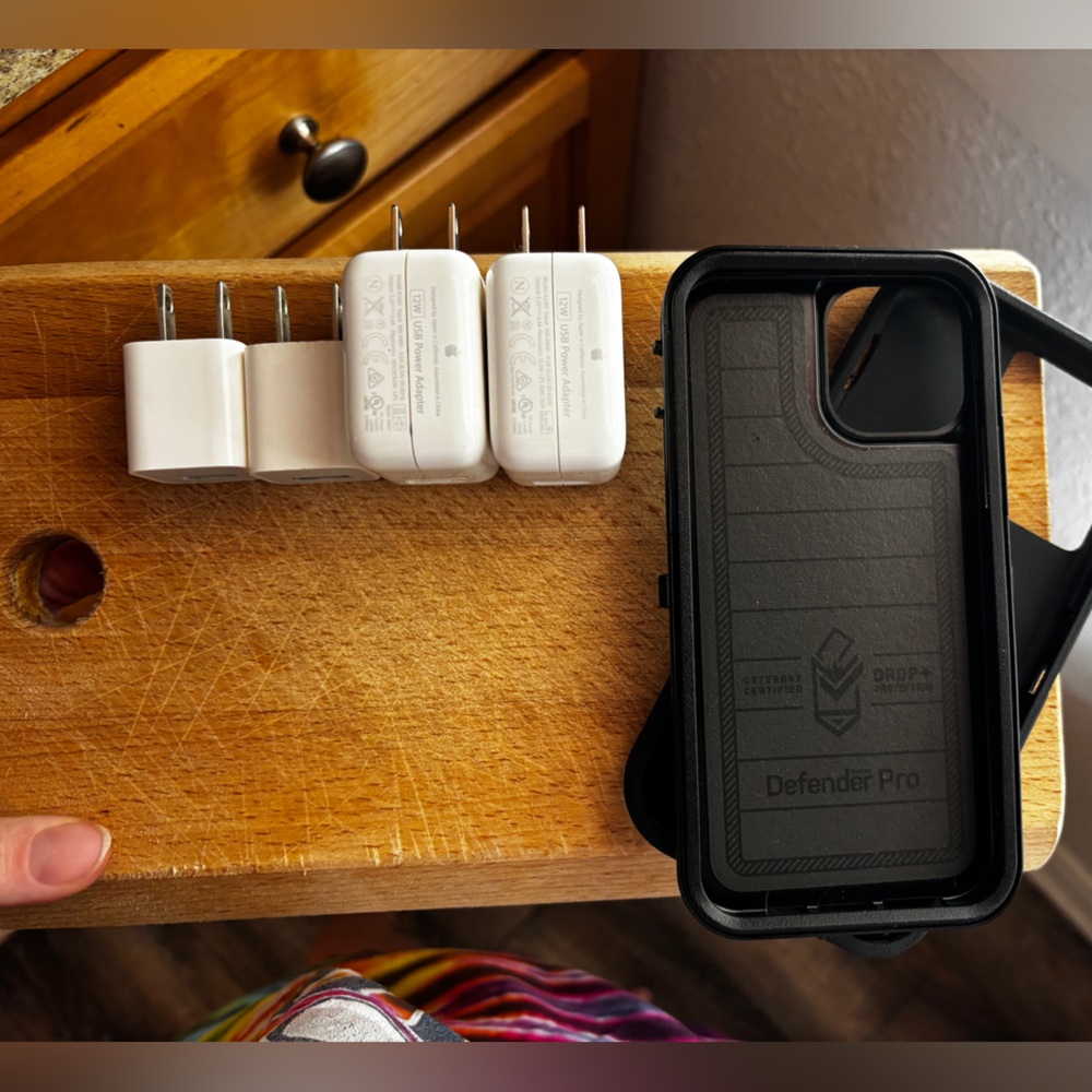 Apple Chargers & Otterbox Case